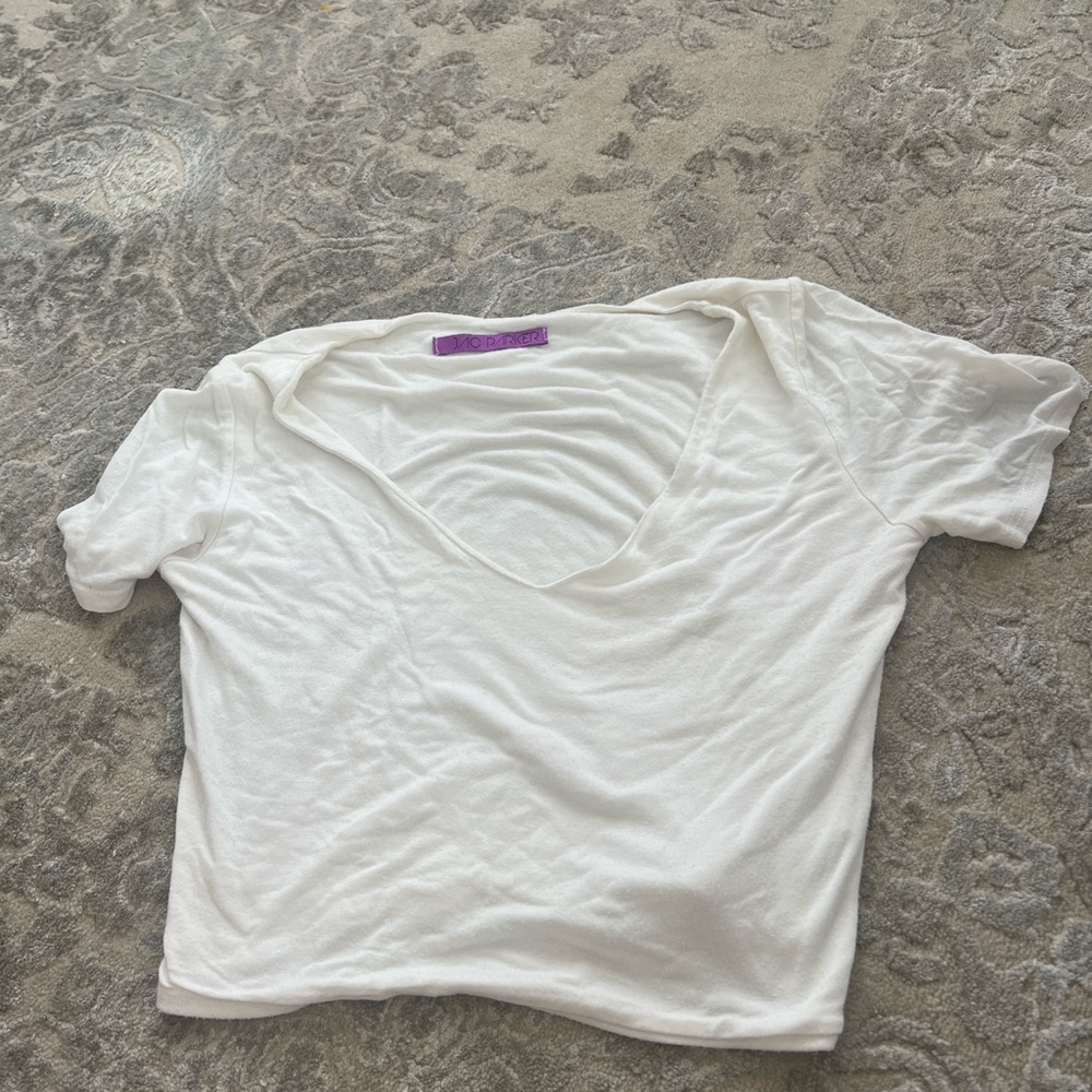 White Short Sleeves Tee